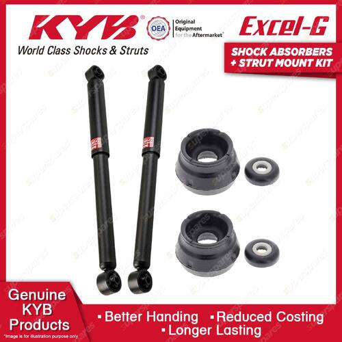 2x Front KYB Shock Absorbers + Strut Mount Kit for Volkswagen Up! AA CHYB 12-On