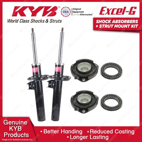 Front KYB Shock Absorbers Strut Mount Kit for Volkswagen Tiguan 5N AWD SUV 07-16