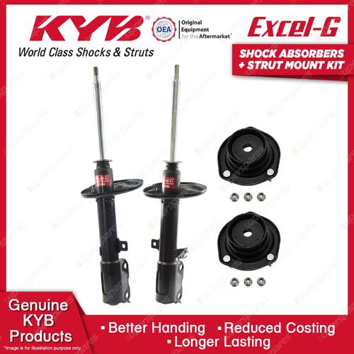 Pair Rear KYB Shocks Strut Mount Kit for Toyota Camry ACV40R AHV40 Aurion GSV40R