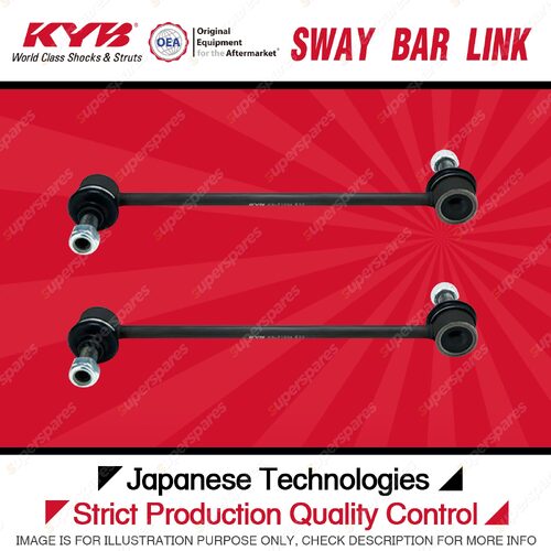 2 Pcs KYB Front Sway Bar Links for Mazda BT50 UP Cab Chassis 11/2011-8/2015 RWD