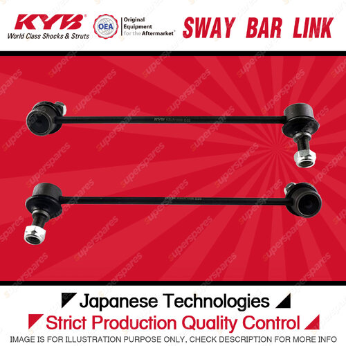 2 KYB Front Sway Bar Links for Mitsubishi Grandis NA4W 2.4L 4G69 01/2004-05/2010