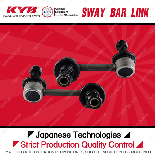 2 x KYB Rear Sway Bar Link for Hyundai iLOAD TQ 2.5L RWD Van 8/2012-09/2021