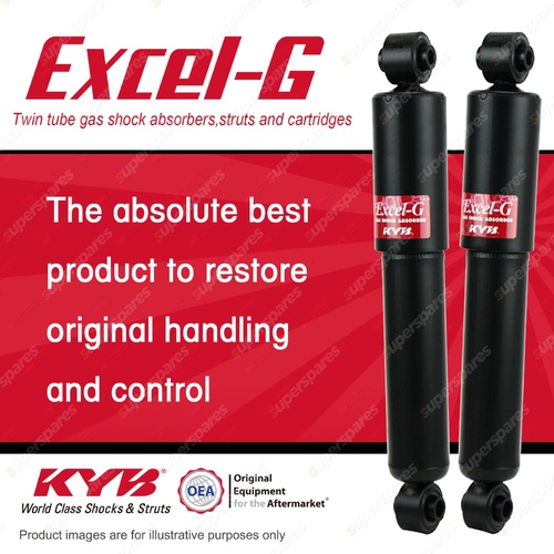 2x Rear KYB Excel-G Shock Absorbers for Alfa Romeo 155 TS 2.0 I4 FWD Sedan