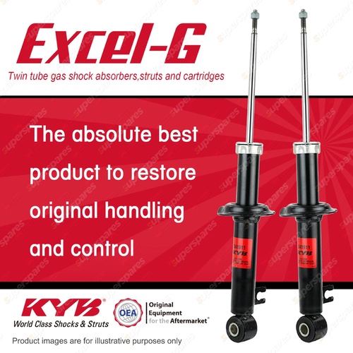 2x Rear KYB Excel-G Shock Absorbers for Alfa Romeo 166 2.5 3.0 3.2 V6 FWD Sedan