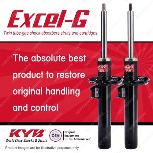 2x Front KYB Excel-G Strut Shock Absorbers for AUDI A3 8P Q3 8U All Styles