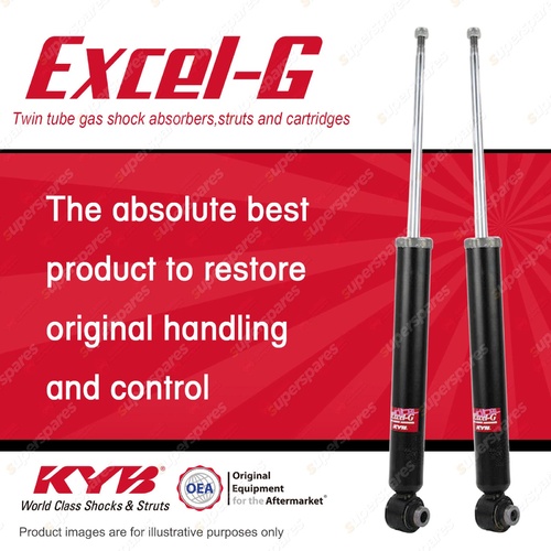 2x Rear KYB Excel-G Shock Absorbers for AUDI A4 B7 1.8 2.0 3.0 I4 V6 FWD