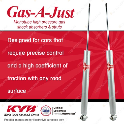 2x Rear KYB Gas-A-Just Shock Absorbers for AUDI TT 8N 1.8 I4 FWD All Styles