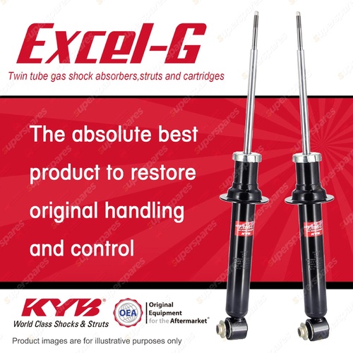 2x Rear KYB Excel-G Shock Absorbers for BMW E39 520 523 525 528 530 535 540