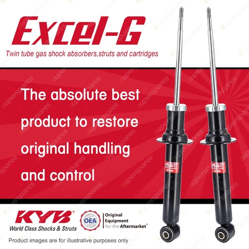 2x Rear KYB Excel-G Shock Absorbers for BMW E60 520 523 525 530 535 540 545 550