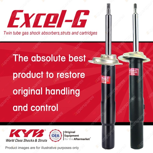 2x Front KYB Excel-G Strut Shock Absorbers for BMW 530i E61 Touring N52B30 3.0