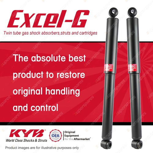 2x Rear KYB Excel-G Shock Absorbers for Chrysler Valiant RV1 AP5 AP6 I6 V8 RWD