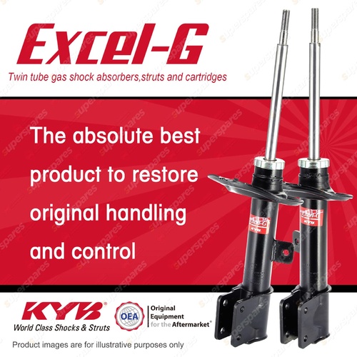 2x Front KYB Excel-G Strut Shock Absorbers for Citroen Berlingo 1.6 DT4 FWD Van