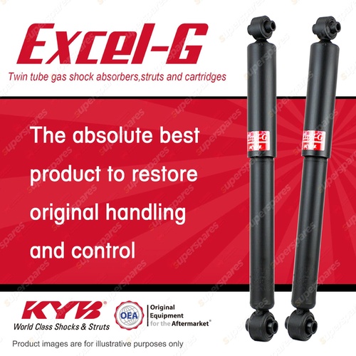 2x Rear KYB Excel-G Shock Absorbers for Citroen C3 Pluriel 1.4 1.6 I4 FWD