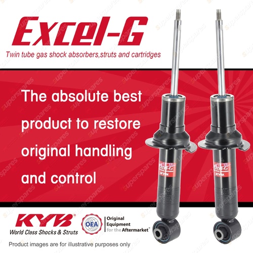 2x Rear KYB Excel-G Shock Absorbers for Citroen C4 B7 C5 X7 FWD Wagon