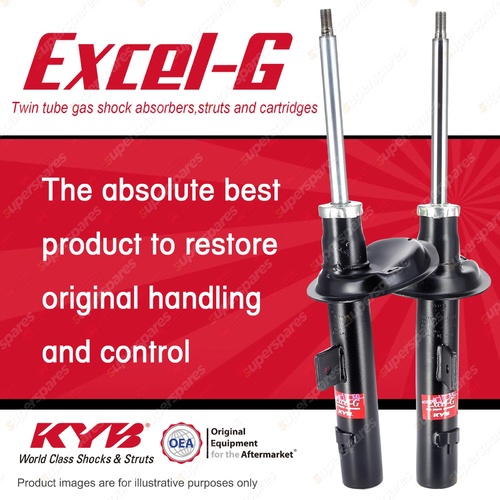 2x Front KYB Excel-G Strut Shock Absorbers for Citroen Xsara I4 FWD Hatch 98-05