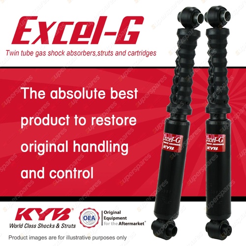 2x Rear KYB Excel-G Shock Absorbers for Citroen Xsara Picasso IXU7JP 1.8 FWD