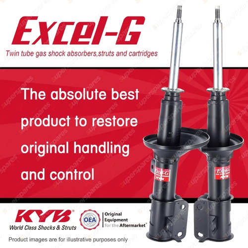 2x Front KYB Excel-G Strut Shock Absorbers for Daewoo Nubira I4 FWD 97-03