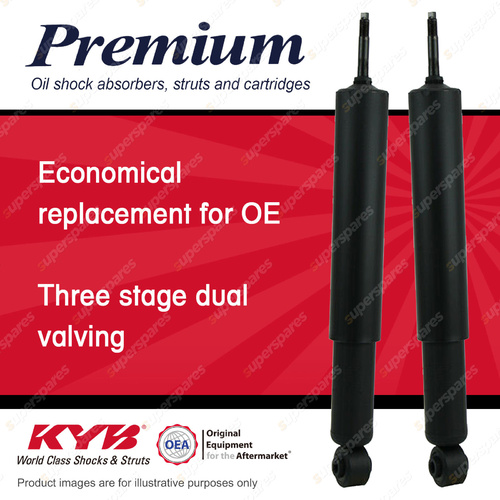 2x Rear KYB Premium Shocks for Fiat 131 131A1 131B2 124 124A 132C 125BC 132AC