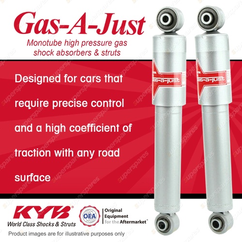 2x Rear KYB Gas-A-Just Shock Absorbers for Fiat Bravo Coupe Marea 95-02