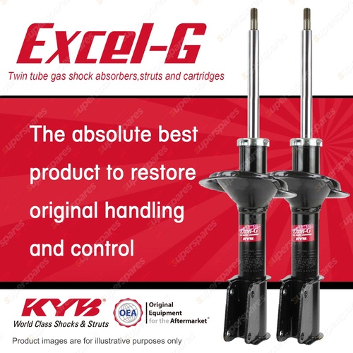 2x Front KYB Excel-G Strut Shock Absorbers for Fiat Croma 154C3 154C4 2.0 FWD