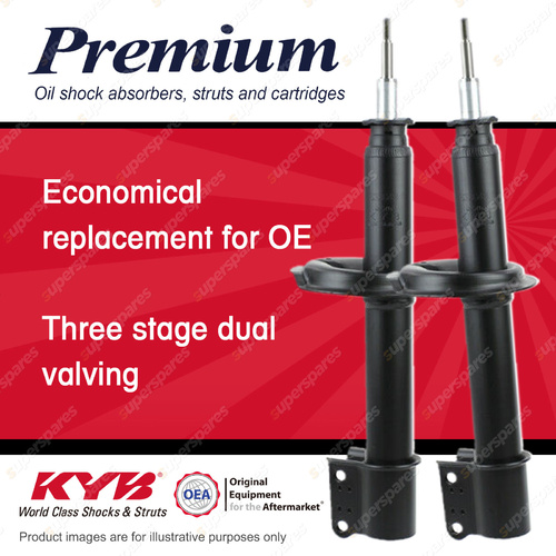 2x Rear KYB Premium Strut Shock Absorbers for Fiat Regata 85S 100S I4 FWD