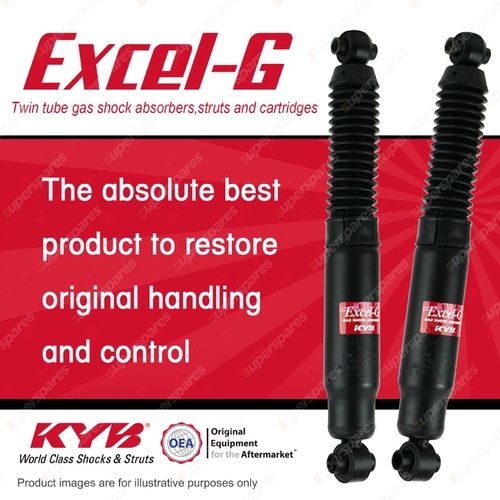 2x Rear KYB Excel-G Shock Absorbers for Fiat Scudo 120MULTI 2.0 DT4 FWD Van