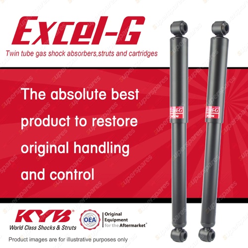 2x Rear KYB Excel-G Shock Absorbers for Ford Courier PE PG PH Econovan JG