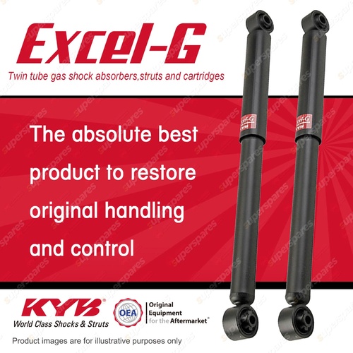 2x Rear KYB Excel-G Shock Absorbers for Ford Econovan R2 S2 Spectron NA 