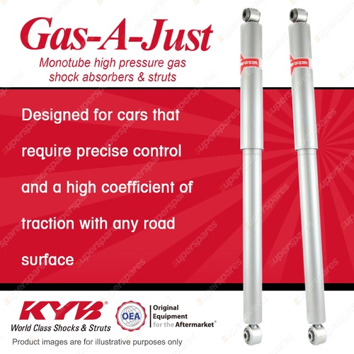 2x Rear KYB Gas-A-Just Shock Absorbers for Ford F250 F350 Super Duty 99-06