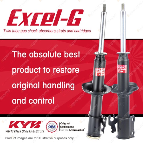 2x Front KYB Excel-G Strut Shock Absorbers for Ford Festiva WB WD WF B3 B5 FWD