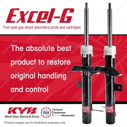 2x Front KYB Excel-G Strut Shock Absorbers for Ford Focus LR 1.8 2.0 I4 FWD All