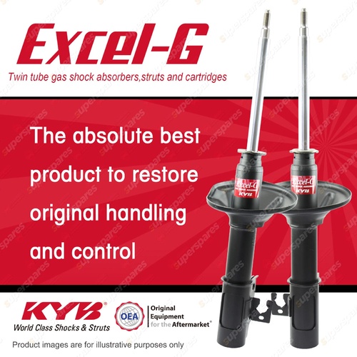 2x Front KYB Excel-G Strut Shock Absorbers for Ford Laser KC KE Meteor GC