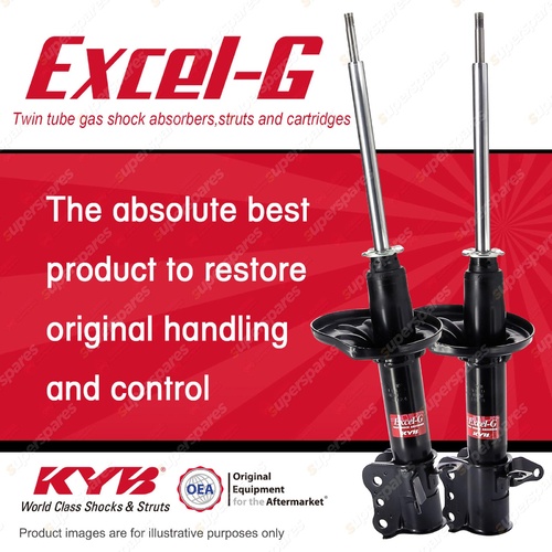 2x Rear KYB Excel-G Strut Shock Absorbers for Ford Laser KN KQ I4 FWD All 