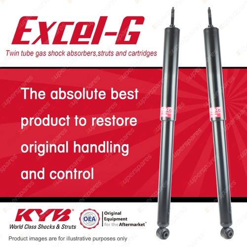 2x Rear KYB Excel-G Shock Absorbers for Holden Calais VK VL VN VP I6 V8 V6 RWD