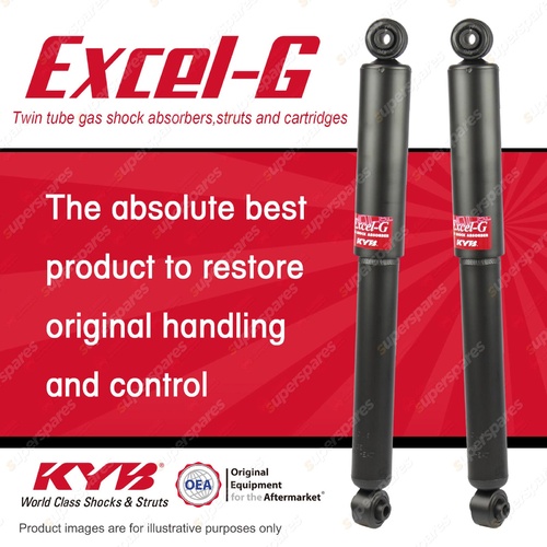 2x Rear KYB Excel-G Shock Absorbers for Holden Combo SB C14SE 1.4 I4 FWD Van