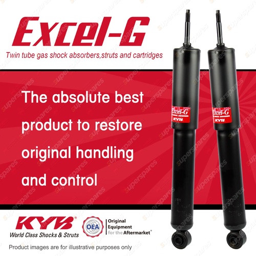 2x Front KYB Excel-G Shock Absorbers for Holden Frontera MX UT I4 V6 4WD Wagon