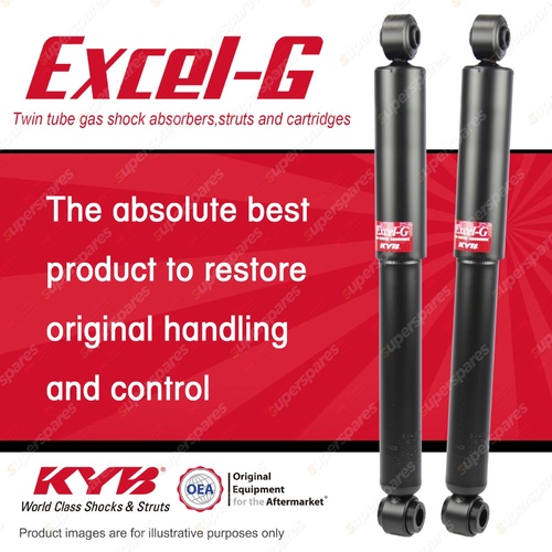 2x Rear KYB Excel-G Shock Absorbers for Holden Jackaroo L2 L5 U8 V6 DT4 4WD