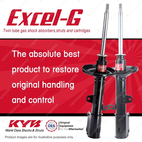 2x Rear KYB Excel-G Strut Shock Absorbers for Holden Nova LE LF I4 FWD