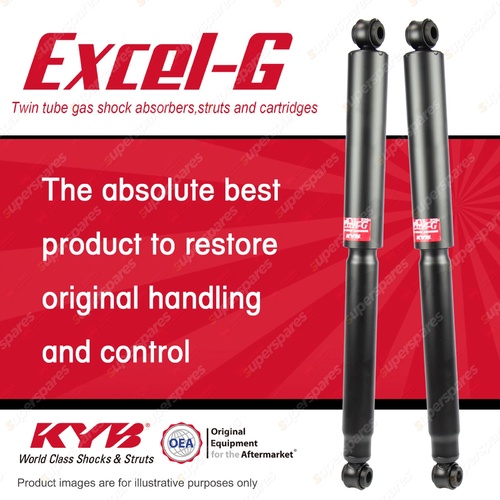 2x Rear KYB Excel-G Shock Absorbers for Holden Rodeo TFR TFS RWD 4WD 98-03