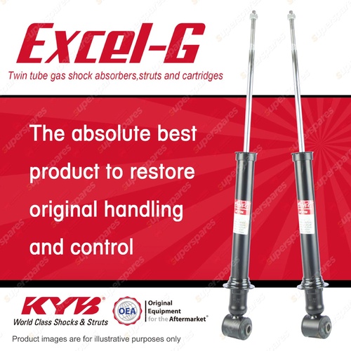 2x Rear KYB Excel-G Shock Absorbers for Holden Vectra JR JS I4 V6 FWD 97-02