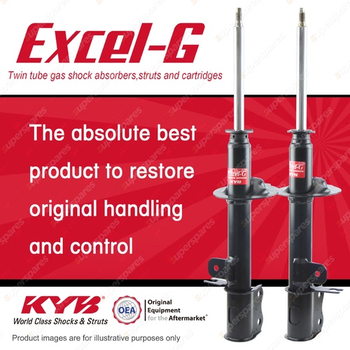 2x Rear KYB Excel-G Strut Shock Absorbers for Holden Viva JF I4 FWD 05-09