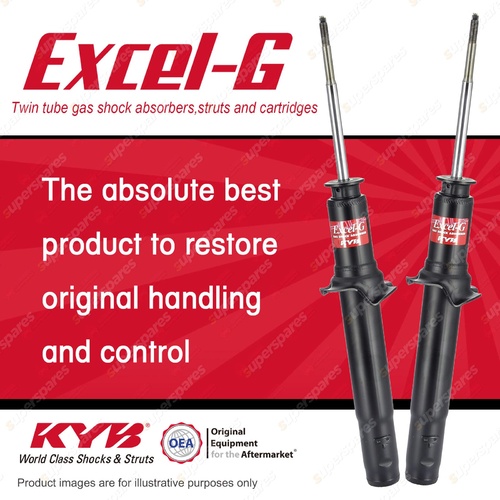 2x Front KYB Excel-G Shock Absorbers for Honda Accord CK1 CK2 CL9 CM5 CM6 V6 I4