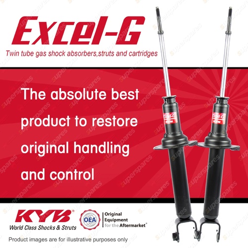 2x Rear KYB Excel-G Shock Absorbers for Honda Accord CP3 J35Z2 3.5 V6 FWD Sedan