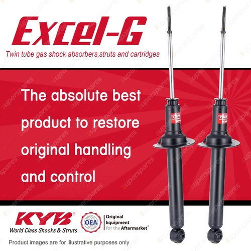 2x Rear KYB Excel-G Shock Absorbers for Honda Accord CL9 CM5 CM6 I4 V6 FWD