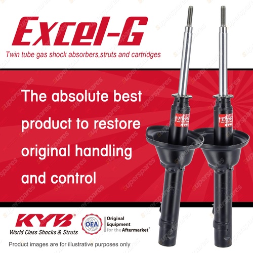 2x Front KYB Excel-G Strut Shock Absorbers for Honda Civic SL EN1 1.3 I4 FWD