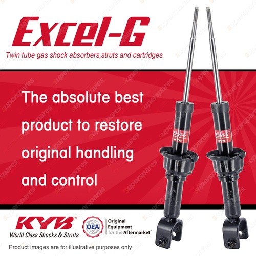 2x Rear KYB Excel-G Shocks for Honda Civic EC ED EG EH CRX ED9 EG2 Integra DC