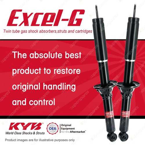 2x Rear KYB Excel-G Shock Absorbers for Honda CRV RD1 B20B 2.0 I4 4WD SUV