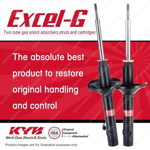 2x Front KYB Excel-G Strut Shock Absorbers for Honda HRV GH2 I4 4WD SUV