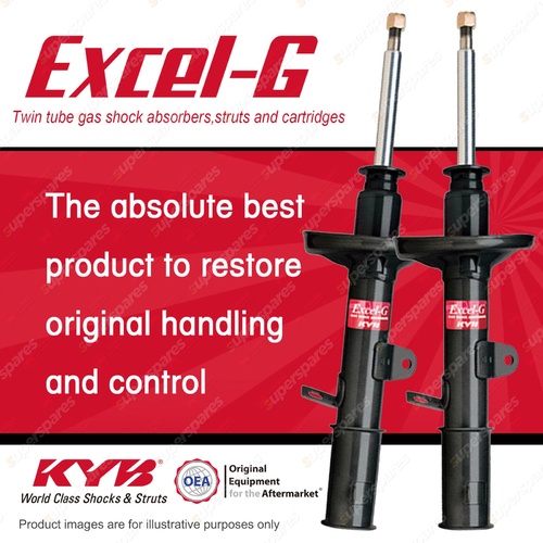 2x Front KYB Excel-G Shock Absorbers for Honda Prelude AB BA3 I4 FWD Coupe