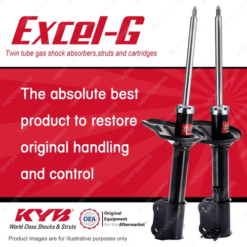 2x Rear KYB Excel-G Strut Shock Absorbers for Hyundai Accent LC LS I4 FWD All